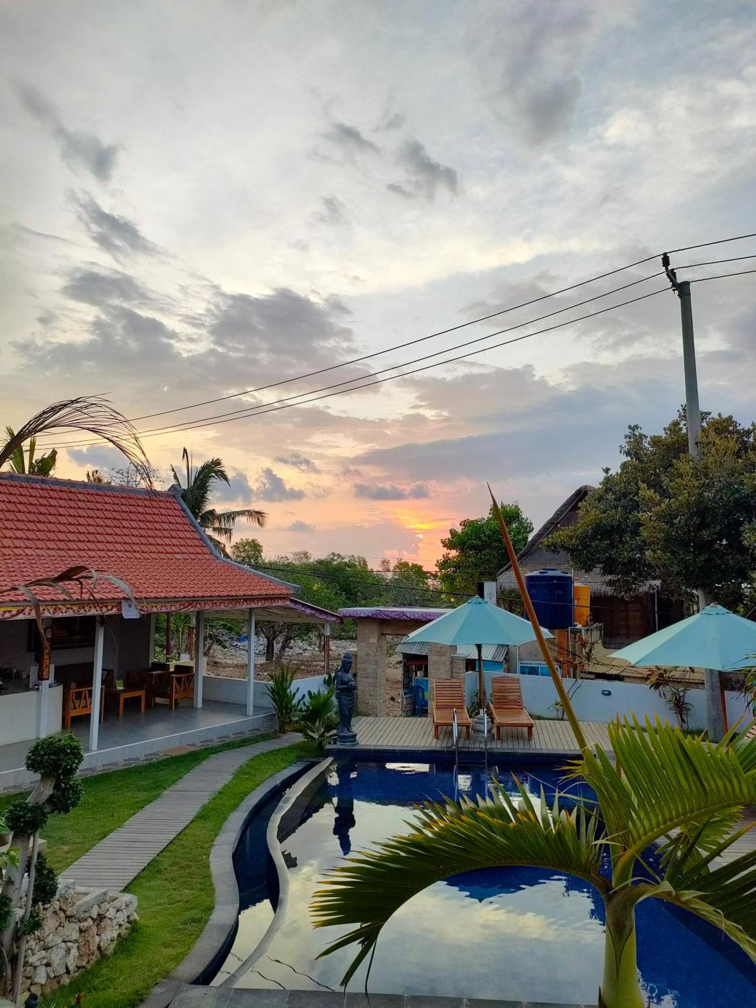 Blue Sky Villa Ceningan Lembongan Exteriér fotografie