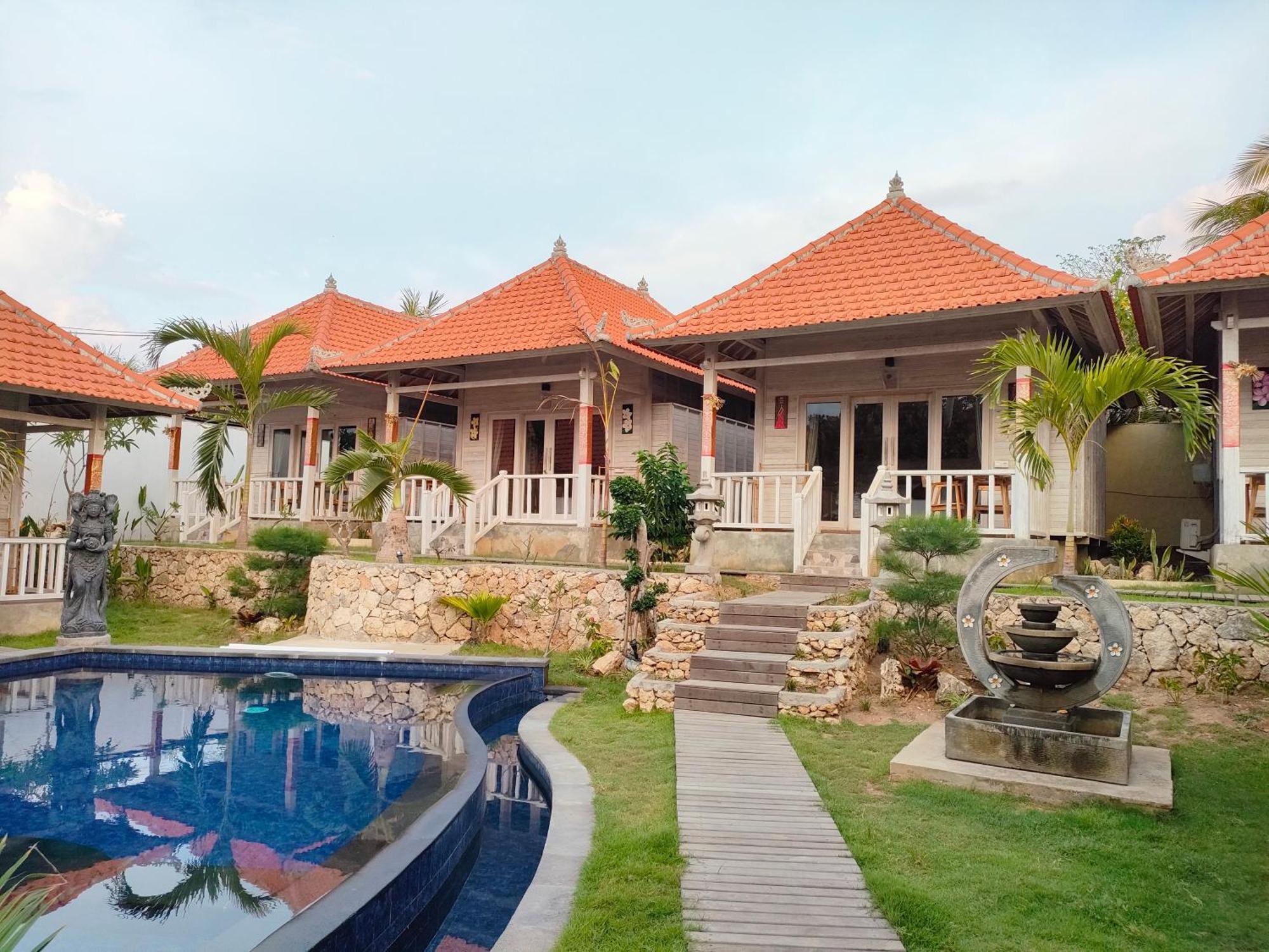 Blue Sky Villa Ceningan Lembongan Exteriér fotografie