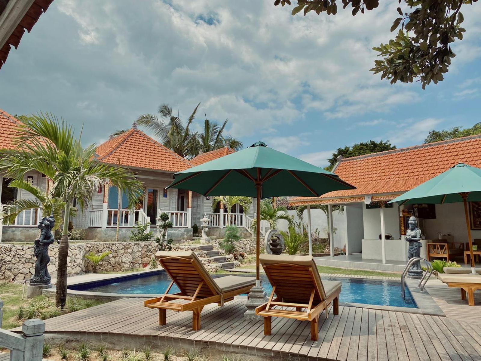 Blue Sky Villa Ceningan Lembongan Exteriér fotografie