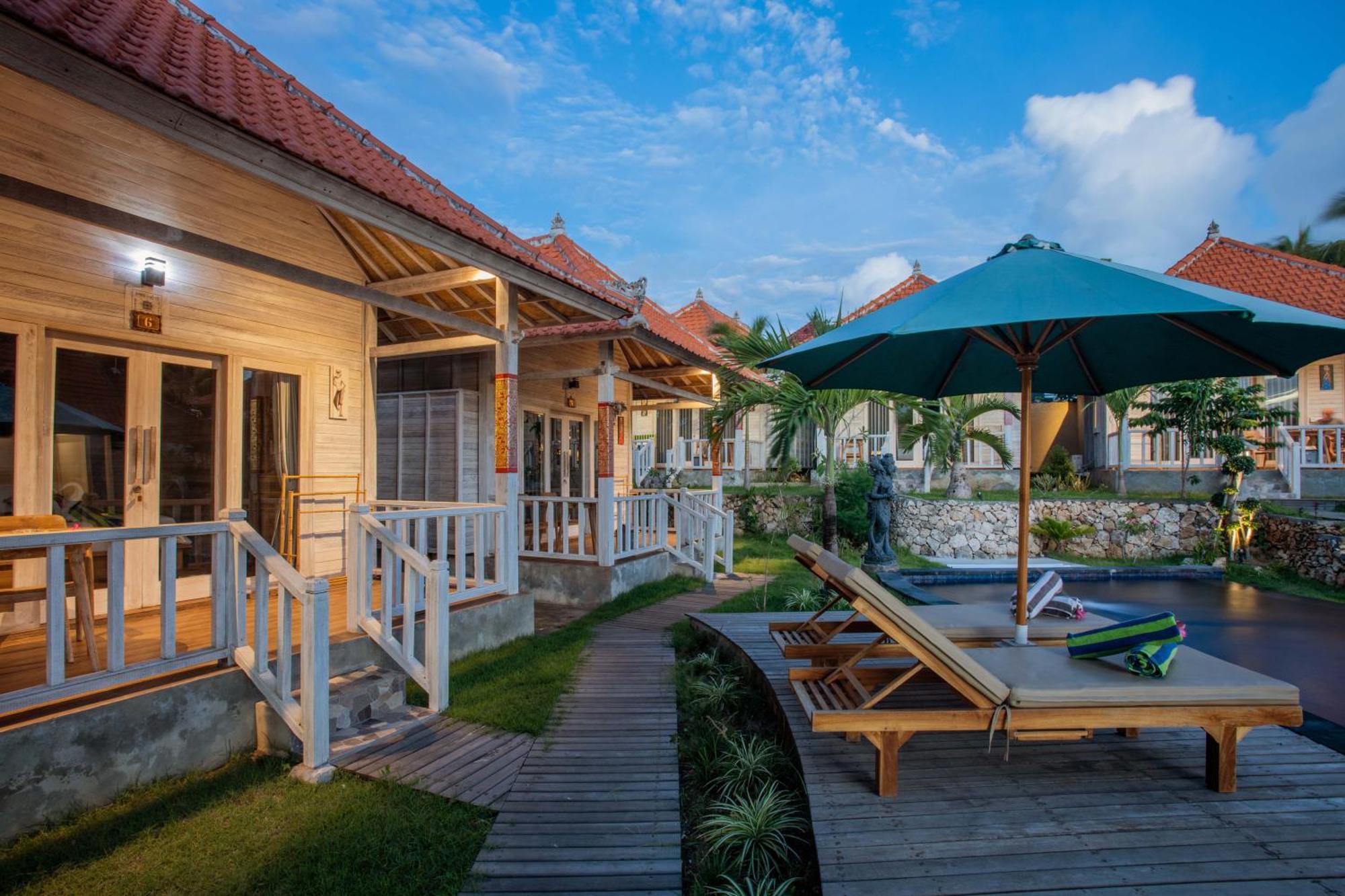Blue Sky Villa Ceningan Lembongan Exteriér fotografie
