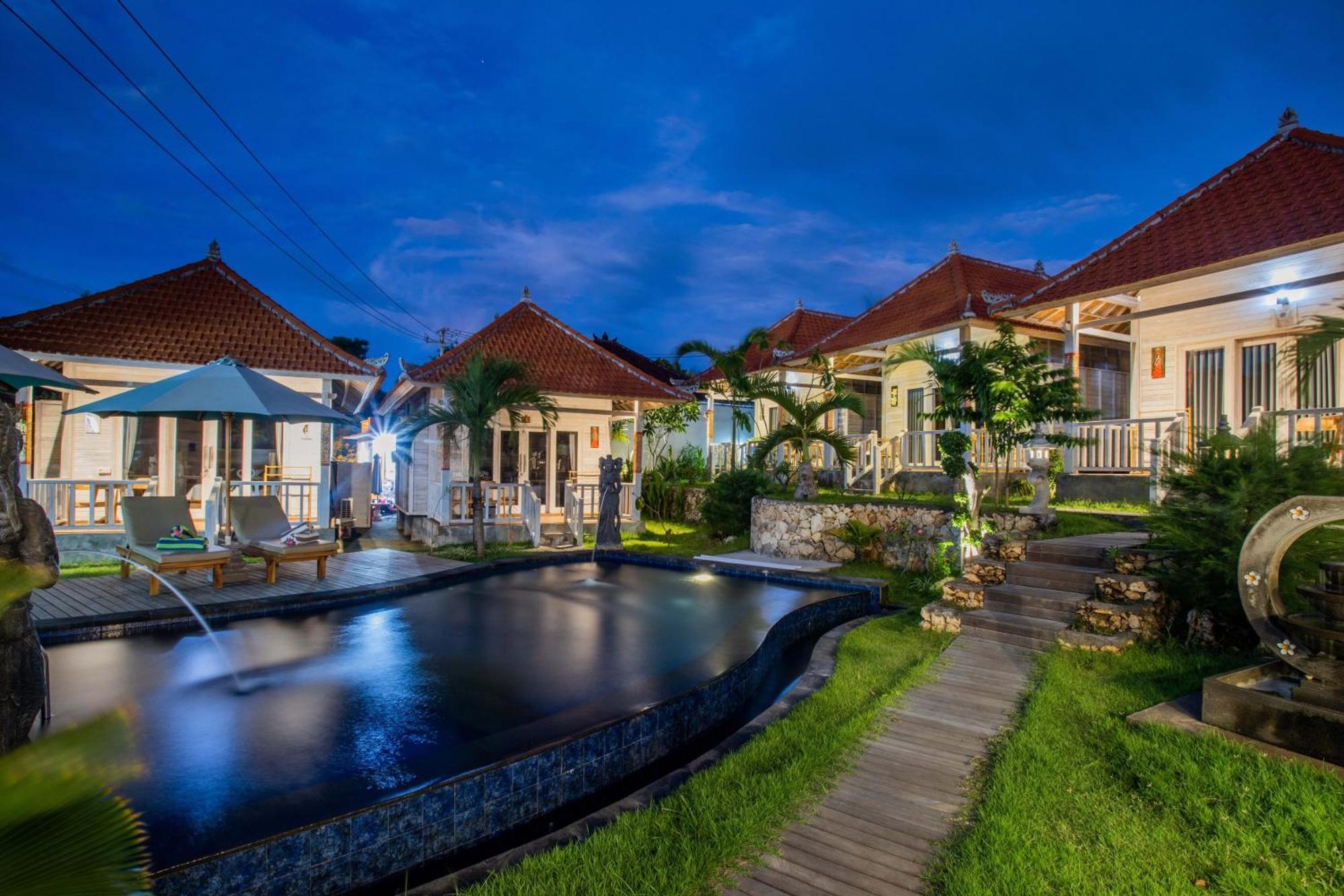 Blue Sky Villa Ceningan Lembongan Exteriér fotografie