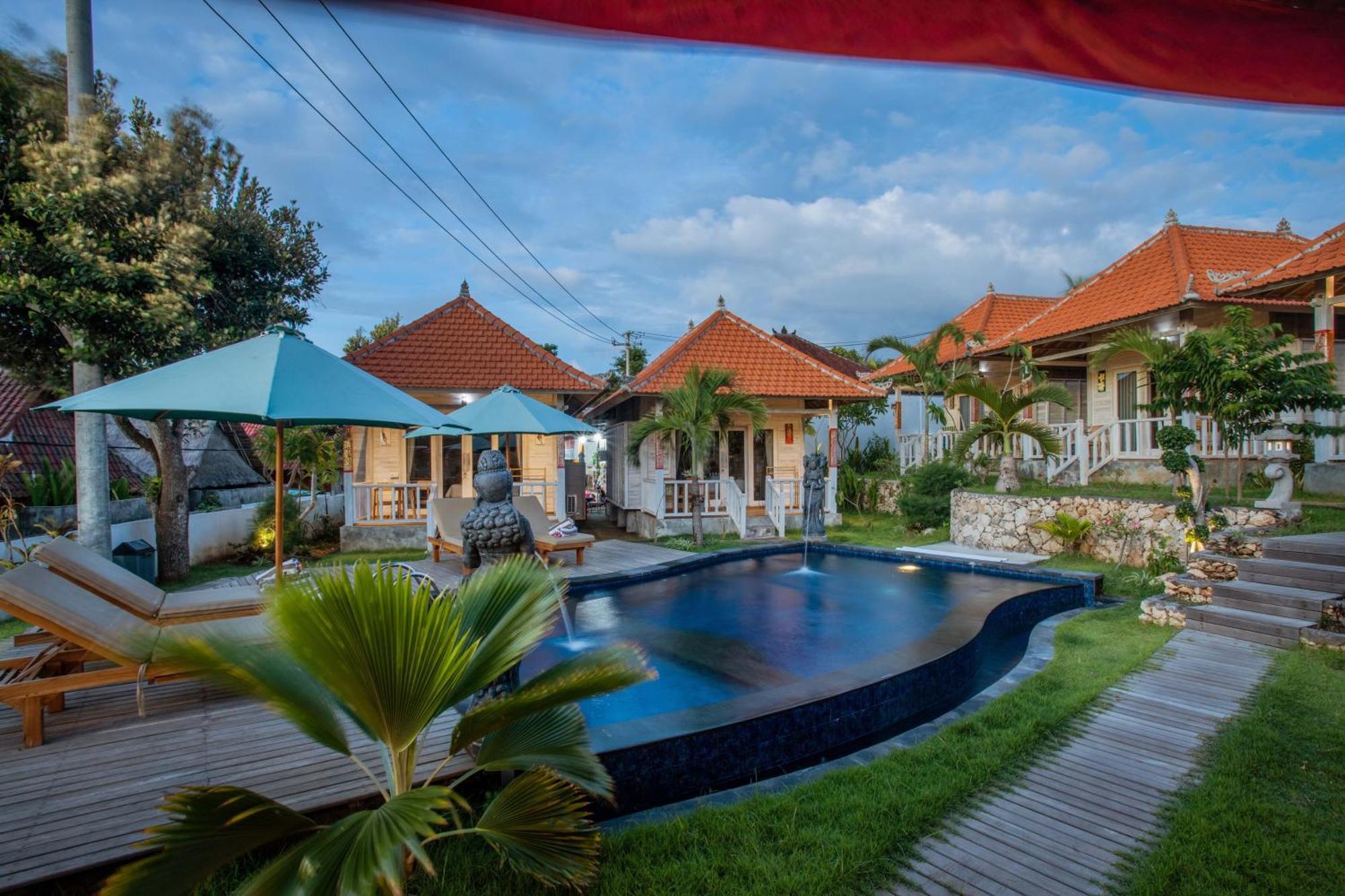 Blue Sky Villa Ceningan Lembongan Exteriér fotografie