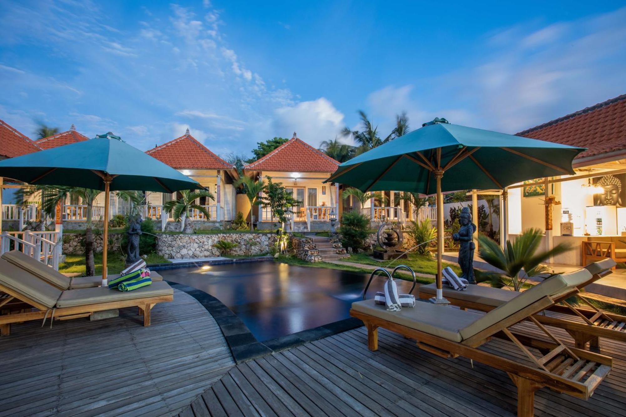 Blue Sky Villa Ceningan Lembongan Exteriér fotografie
