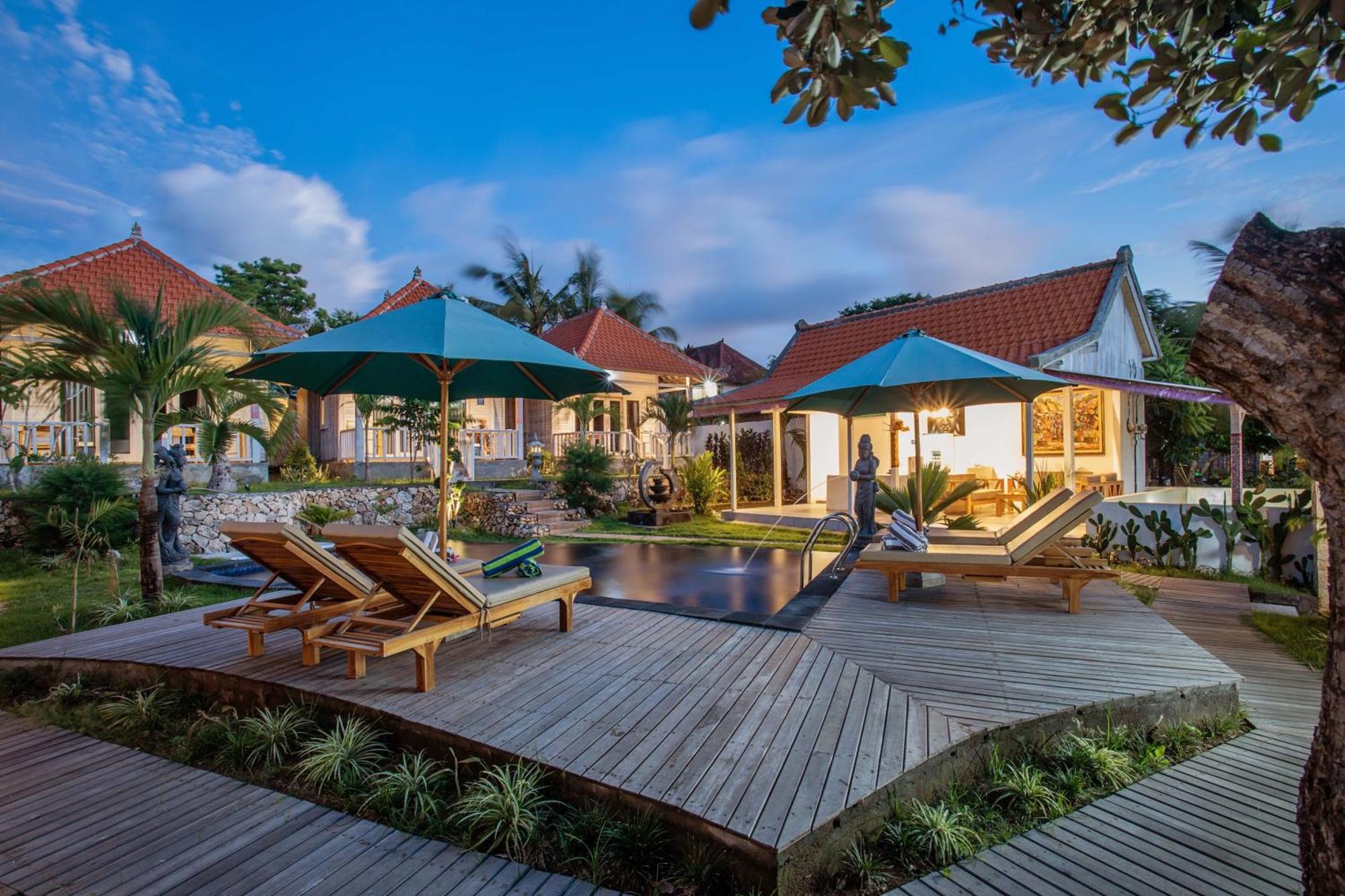 Blue Sky Villa Ceningan Lembongan Exteriér fotografie