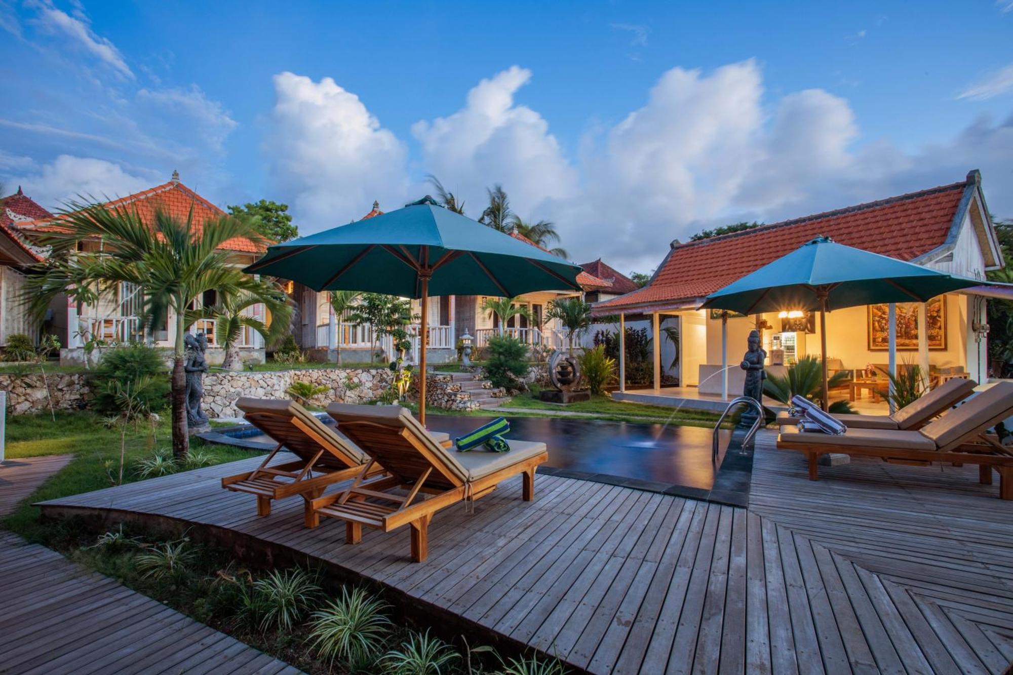 Blue Sky Villa Ceningan Lembongan Exteriér fotografie